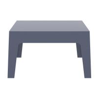 Box Resin Outdoor Coffee Table Dark Gray ISP064-DGR - 1