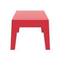 Box Resin Outdoor Coffee Table Red ISP064-RED - 2