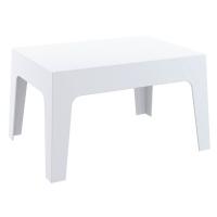 Box Resin Outdoor Coffee Table White ISP064-WHI