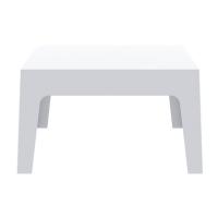 Box Resin Outdoor Coffee Table White ISP064-WHI - 1