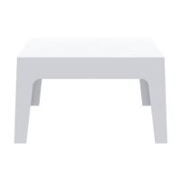 Box Resin Outdoor Coffee Table White ISP064-WHI - 1