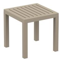 Ocean Square Side Table Taupe ISP066-DVR
