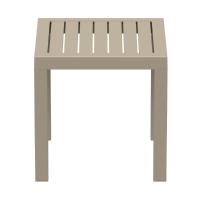 Ocean Square Side Table Taupe ISP066-DVR - 1