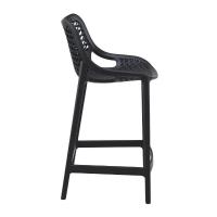 Air Resin Outdoor Counter Chair Black ISP067-BLA - 3