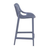 Air Resin Outdoor Counter Chair Dark Gray ISP067-DGR - 3