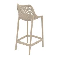 Air Resin Outdoor Counter Chair Taupe ISP067-DVR - 1