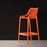 Air Resin Outdoor Counter Chair Orange ISP067-ORA - 5