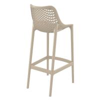 Air Resin Outdoor Bar Chair Taupe ISP068-DVR - 1