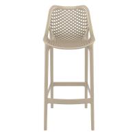 Air Resin Outdoor Bar Chair Taupe ISP068-DVR - 2