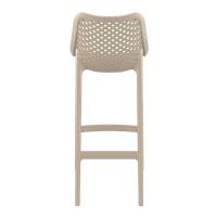 Air Resin Outdoor Bar Chair Taupe ISP068-DVR - 4