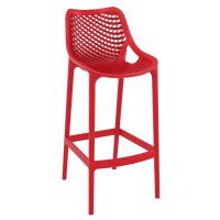 Air Resin Outdoor Bar Chair Red ISP068-RED