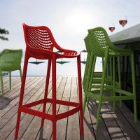 Air Resin Outdoor Bar Chair Red ISP068-RED - 10