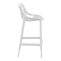 Air Resin Outdoor Bar Chair White ISP068-WHI - 3