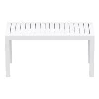 Ocean Rectangle Coffee Table White ISP069-WHI - 1