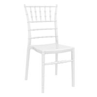 Chiavari Polycarbonate Dining Chair Glossy White ISP071-GWHI