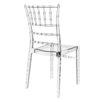 Chiavari Polycarbonate Dining Chair Transparent Clear ISP071-TCL - 1