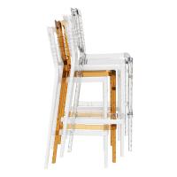 Opera Polycarbonate Barstool Glossy White ISP073-GWHI - 5