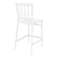 Opera Polycarbonate Counter Stool Glossy White ISP074-GWHI - 1
