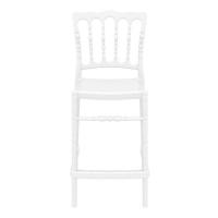 Opera Polycarbonate Counter Stool Glossy White ISP074-GWHI - 2
