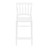 Opera Polycarbonate Counter Stool Glossy White ISP074-GWHI - 2
