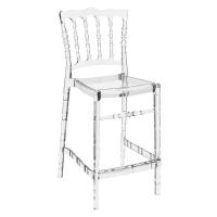 Opera Polycarbonate Counter Stool Transparent Clear ISP074-TCL