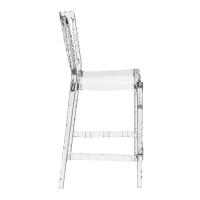 Opera Polycarbonate Counter Stool Transparent Clear ISP074-TCL - 3