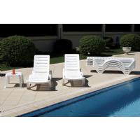 Aqua Pool Chaise Lounge ISP076-WHI - 4