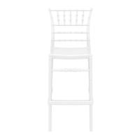 Chiavari Polycarbonate Barstool Glossy White ISP083-GWHI - 2