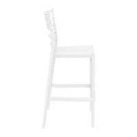 Chiavari Polycarbonate Barstool Glossy White ISP083-GWHI - 3