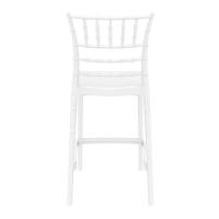 Chiavari Polycarbonate Counter Stool Glossy White ISP084-GWHI - 4