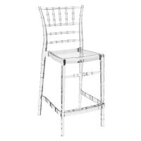 Chiavari Polycarbonate Counter Stool Transparent Clear ISP084-TCL