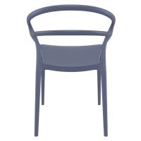 Mila Dining Arm Chair Dark Gray ISP085-DGR - 2