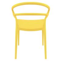 Mila Dining Arm Chair Yellow ISP085-YEL - 3