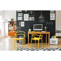 Mila Dining Arm Chair Yellow ISP085-YEL - 20