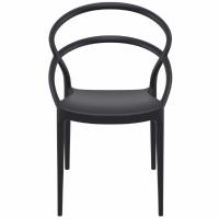 Pia Dining Chair Black ISP086-BLA - 4