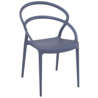 Pia Dining Chair Dark Gray ISP086-DGR