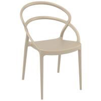 Pia Dining Chair Taupe ISP086-DVR
