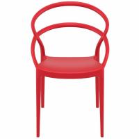 Pia Dining Chair Red ISP086-RED - 4