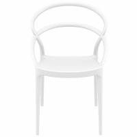 Pia Dining Chair White ISP086-WHI - 4