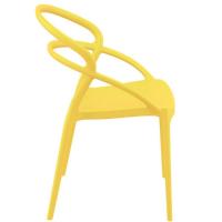 Pia Dining Chair Yellow ISP086-YEL - 4