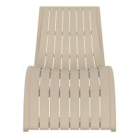 Slim Pool Chaise Sun Lounger Taupe ISP087-DVR - 9