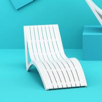 Slim Pool Chaise Sun Lounger White ISP087-WHI - 2