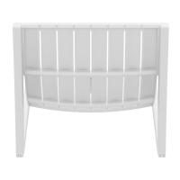 Slim Pool Chaise Sun Lounger White ISP087-WHI - 8