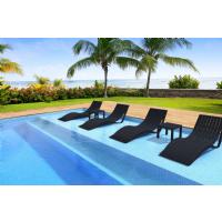 Slim Pool Chaise Sun Lounger White ISP087-WHI - 18
