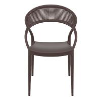 Sunset Dining Chair Brown ISP088-BRW - 2
