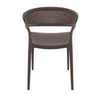 Sunset Dining Chair Brown ISP088-BRW - 4