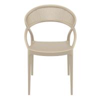 Sunset Dining Chair Taupe ISP088-DVR - 2