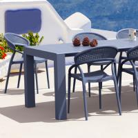 Sunset Extendable Dining Set 9 Piece Dark Gray ISP0883S-DGR - 1