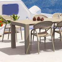Sunset Extendable Dining Set 9 Piece Taupe ISP0883S-DVR - 1
