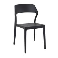 Snow Dining Chair Black ISP092-BLA